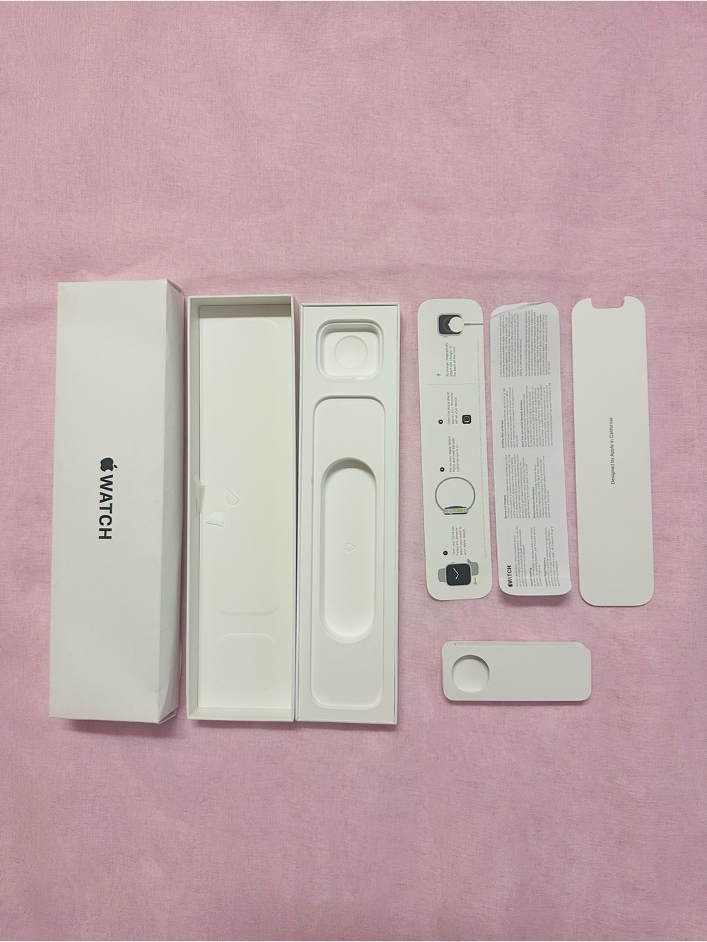 Apple Watch Packaging - White. Box only. 70% good.